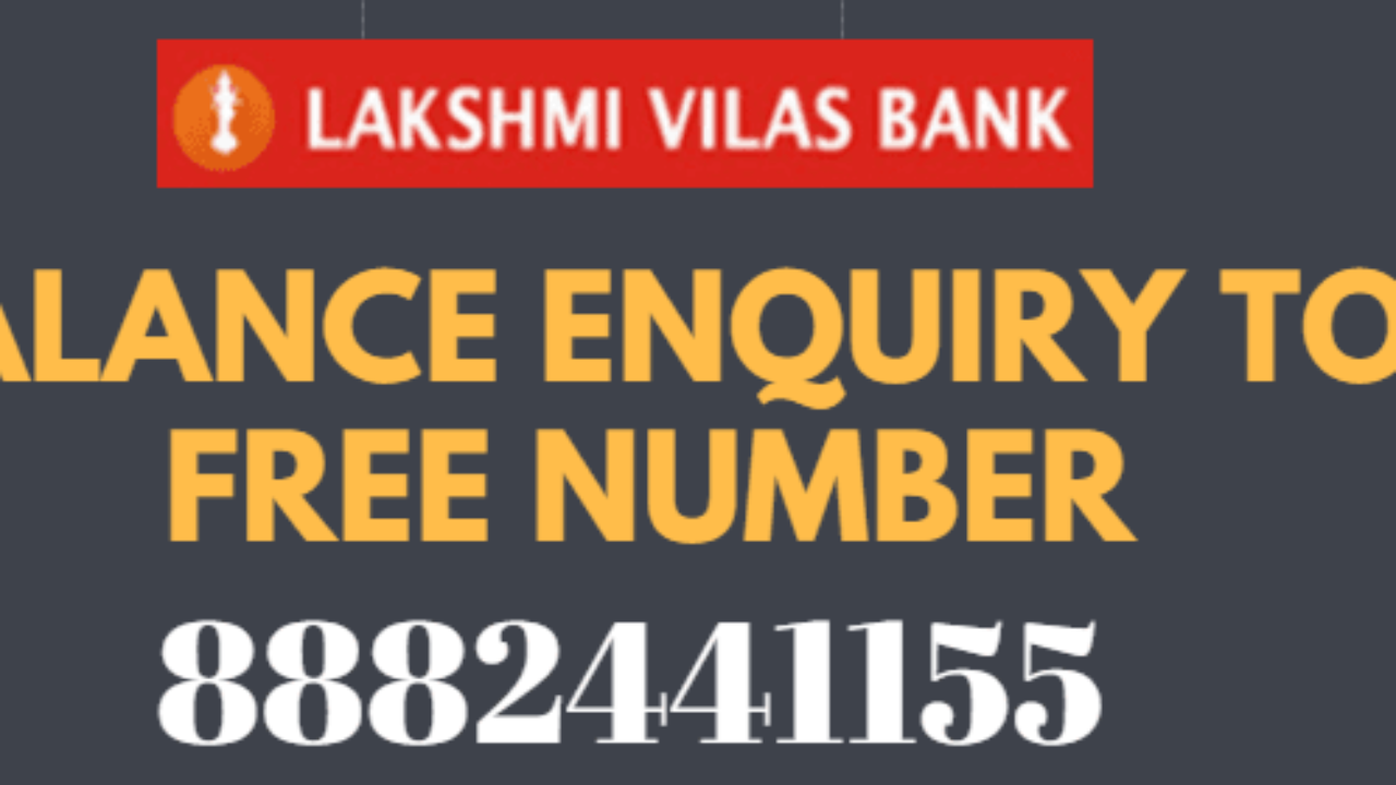 Lakshmi Vilas Bank Balance Enquiry Through Sms Or Missed Call