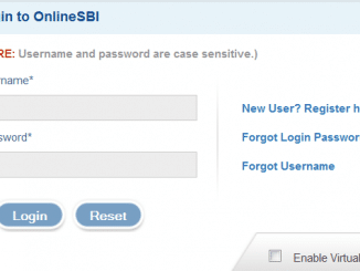 online sbi login