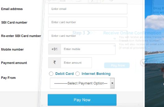 sbi card payment details