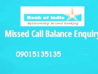 bank of india Balance check