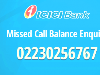 icici account balance check