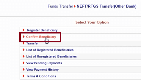 confirm beneficiary union bank of india