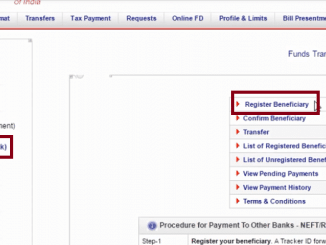 register beneficiary union bank of india
