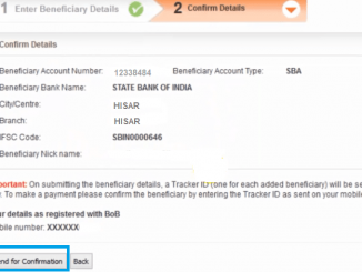 confirm beneficiary details