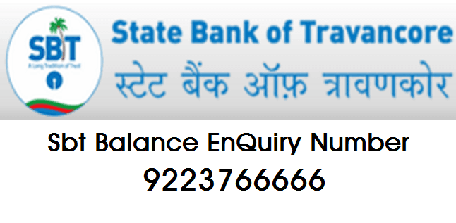 sbt balance enquiry number