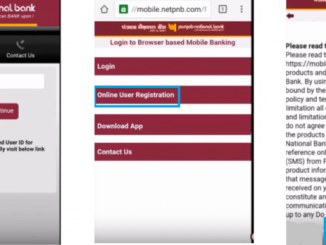 online registration for punjab national mobile banking