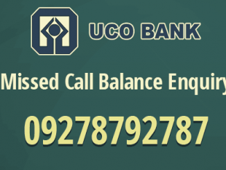 uco bank balance enquiry number
