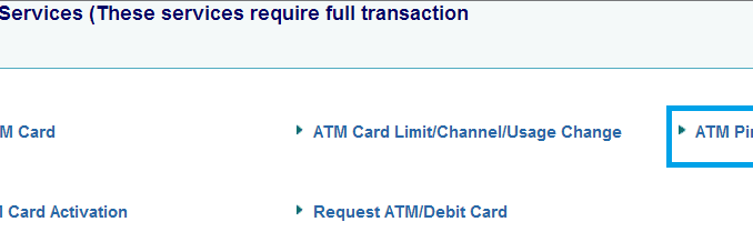atm pin generation sbi