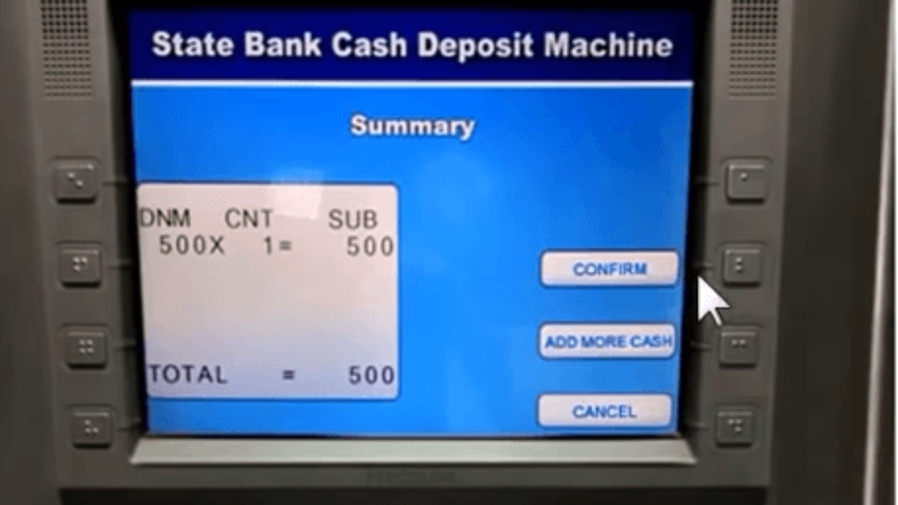 How To Deposit Money Through Sbi Atm Machine - 