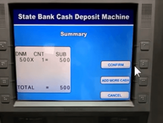 confirm cash deposit sbi atm