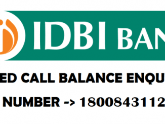 IDBI bank Account Balance Enquiry