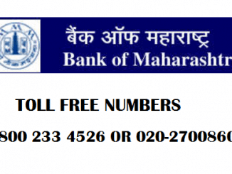bom toll free numbers