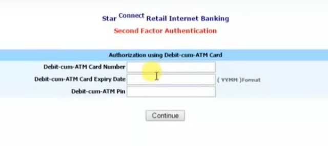 atm card number bank of india