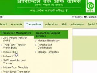 neft fund transfer in obc net banking