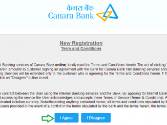 new registration canara bank