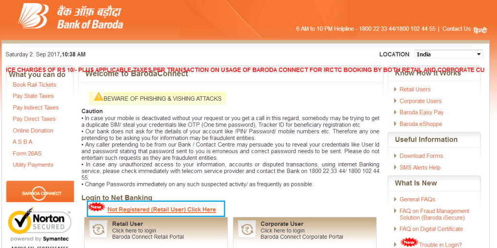 How to Register and Activate Mobile Banking in Bank of Baroda