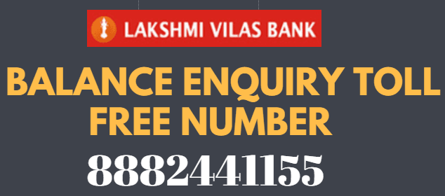 lakshmi vilas bank balance enquiry number