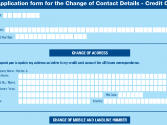 change hdfc credit card address online