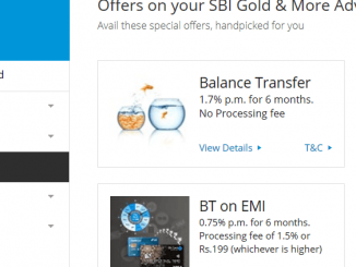 increase sbi credit card limit