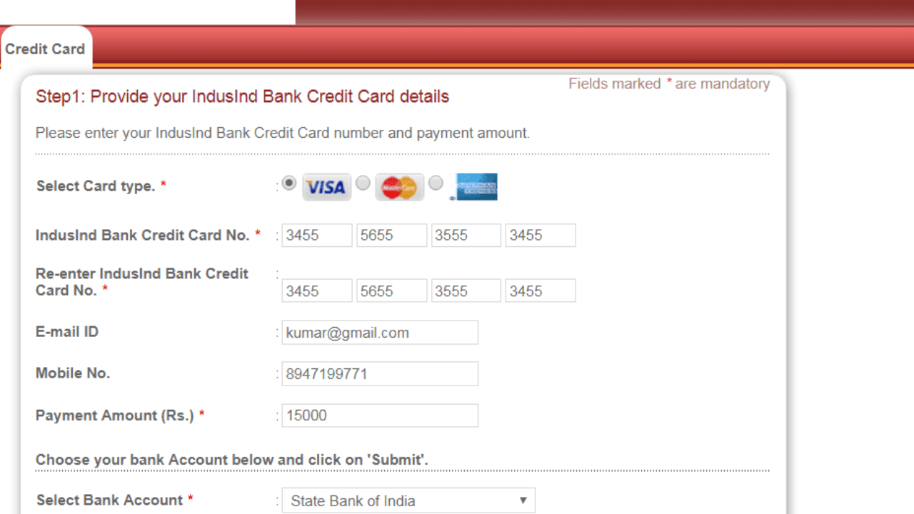 26 Ways To Pay Your IndusInd Credit Card Bill Online