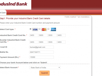 indusind credit card bill payment online