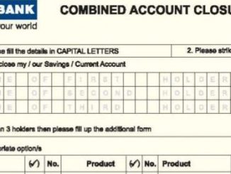 hdfc bank account closure form