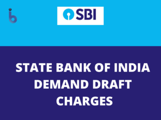 SBI Demand Draft Charges