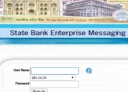 sbi ems login page