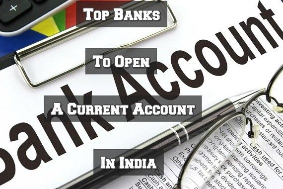 top banks to open current account in india