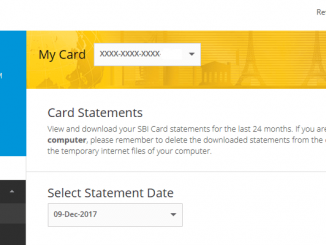 download sbi credit card statement