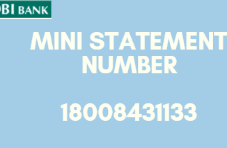 idbi mini statement toll free number