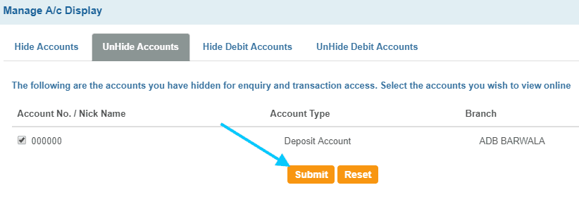no account mapped error solve sbi