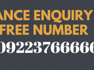 sbi balance enquiry toll free number