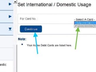set international usage in hdfc debit card