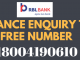 RBL Bank Missed Call Balance Enquiry Toll Free Number