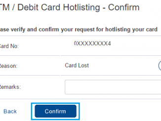 confirm HDFC debit card blocking request