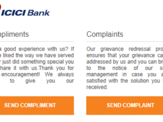 icici bank complaint form