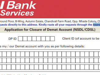 icici demat account closure form sample