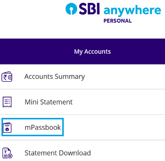 mpassbook sbi anywhere app