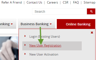 new user registration south indian bank