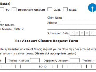 sbi demat account closure form sample