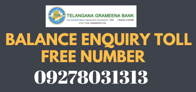 Telangana Grameena Bank Missed Call Balance Enquiry Number