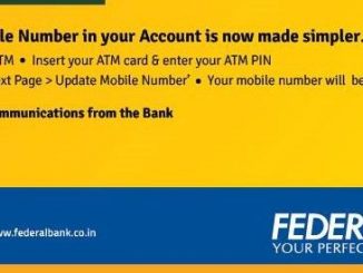 change mobile number in federal bank
