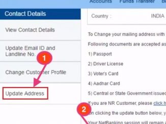 update address in hdfc bank online