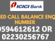 icici bank balance enquiry toll free number