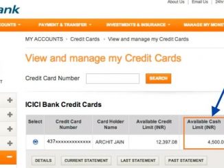 check icici credit card balance online