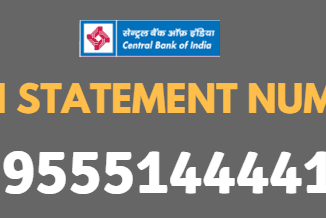 central bank of India mini statement number