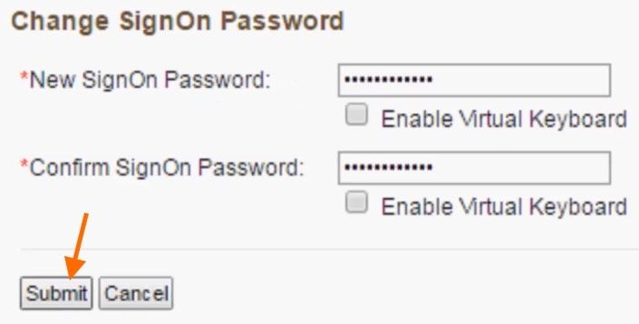 change login signon password bank of baroda net banking