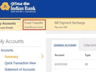 fund transfer Indian bank