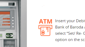 generate atm pin bank of baroda